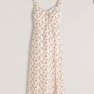 Abercrombie Cinch Front Midi Dress